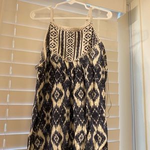 High Neck Spaghetti Strap Tank